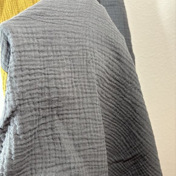 Grade and Gather Sz L Two Tone Maxi Dress Charcoal/Golden Rod Fall Lagenlook - Picture 12 of 13